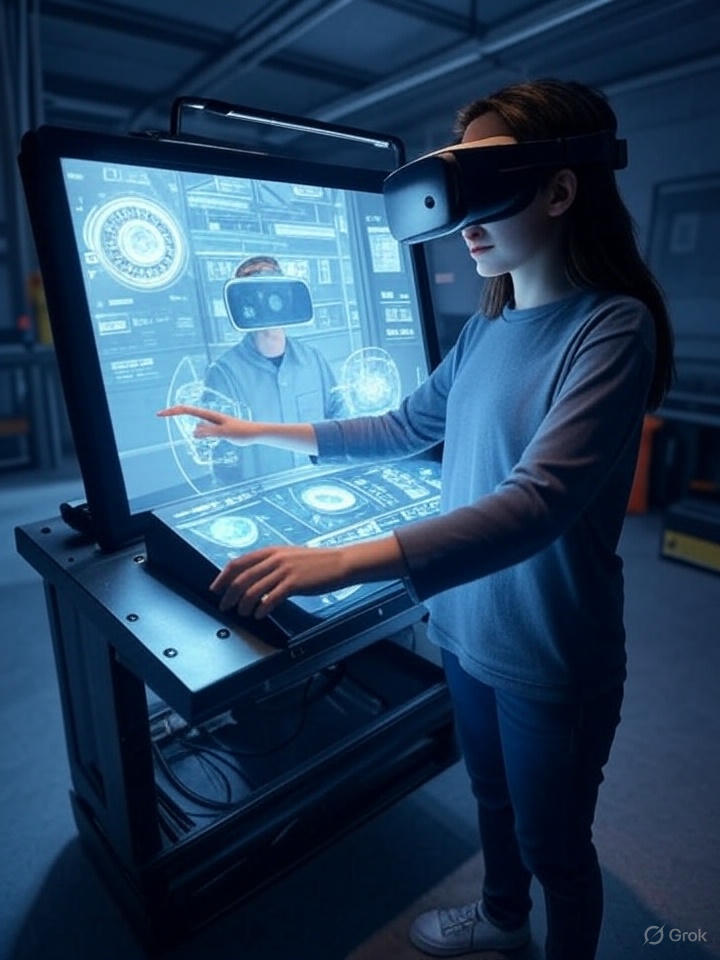 VR Simulation Prototype for Industrial Training